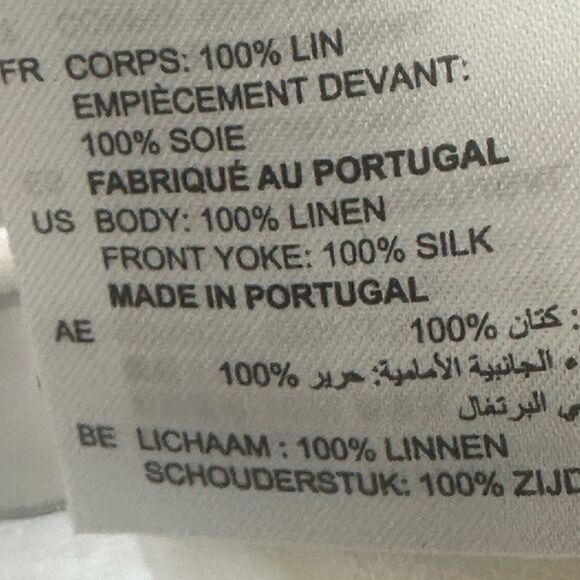 Sandro Paris Linen & Silk Sleeveless Top 2=M - Picture 8 of 9
